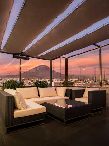 Rooftop terrace Hotel Viza